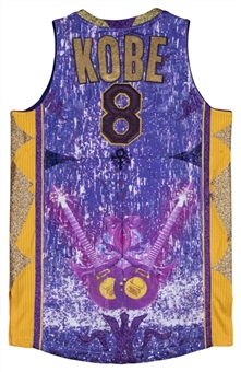 Jeff Hamilton Collaboration Kobe Bryant Custom Jersey "Purple Rain Makers" Artwork